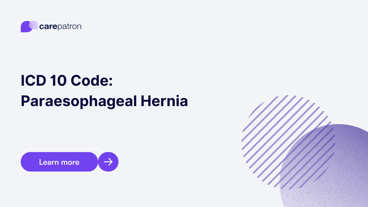 Paraesophageal Hernia ICD10CM Codes 2023